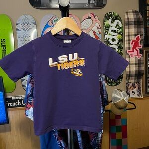 Threads 4 Thought Kids Purple LSU Tigers T-Shirt size 4T
